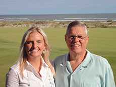 Amy C. Ferguson and her father